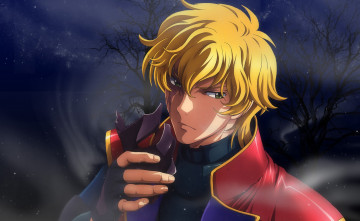Картинка аниме mobile+suit+gundam парень взгляд фон