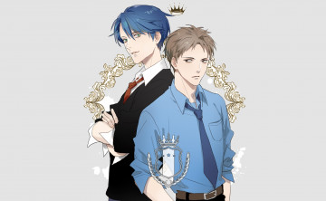 Картинка аниме gekkan+shoujo+nozaki-kun двое парень девушка