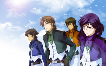 Картинка аниме mobile+suit+gundam парень взгляд фон