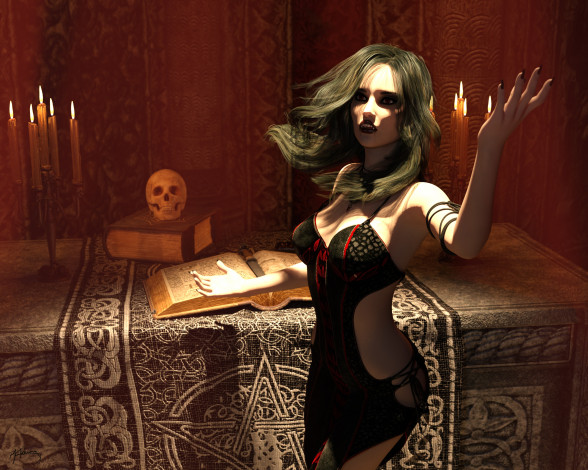 Обои картинки фото 3д графика, люди , people, фон, взгляд, девушка