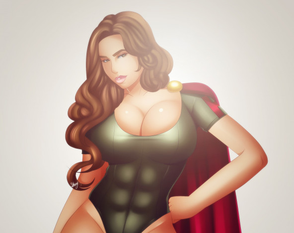 Обои картинки фото векторная графика, девушки , girls, девушка, взгляд, фон