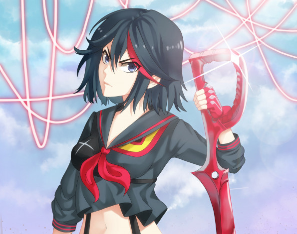 Обои картинки фото аниме, kill la kill, matoi, ryuuko