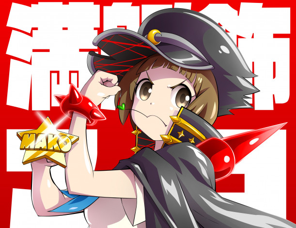 Обои картинки фото аниме, kill la kill, mankanshoku, mako