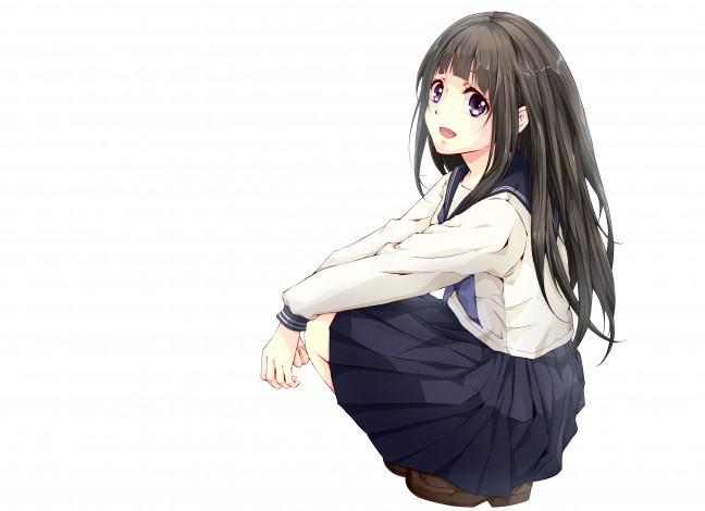 Обои картинки фото аниме, hyouka, chitanda, eru