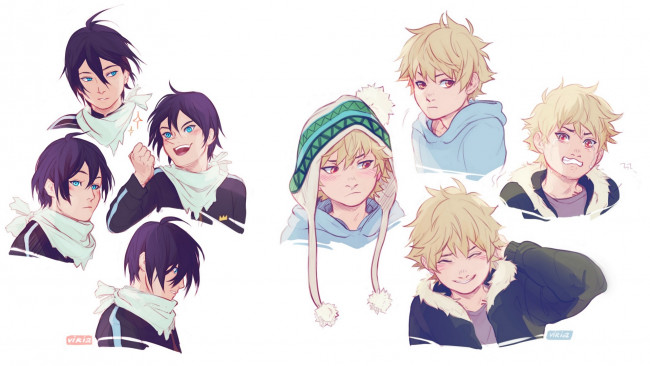 Обои картинки фото аниме, noragami, Ято, юкине