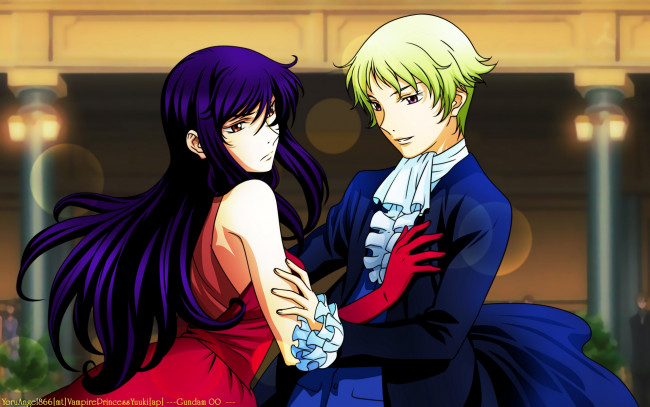 Обои картинки фото аниме, mobile suit gundam, девушка, взгляд, фон