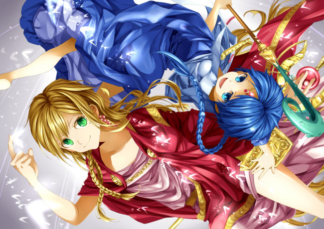 Обои картинки фото аниме, magi the labyrinth of magic, дети