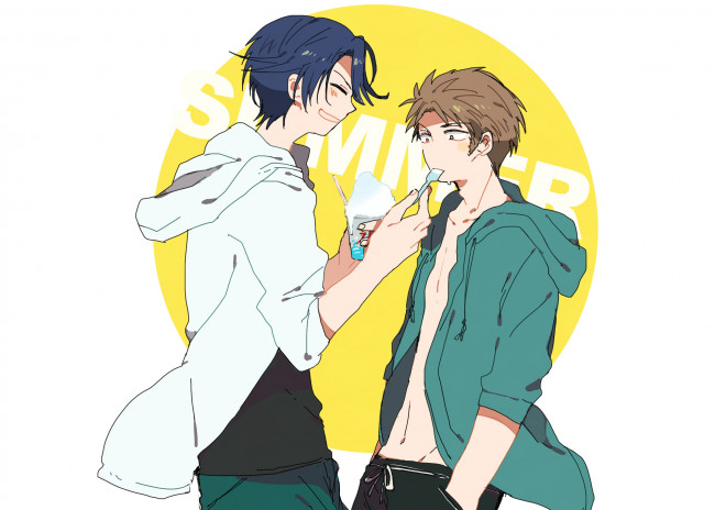 Обои картинки фото аниме, gekkan shoujo nozaki-kun, парень, девушка