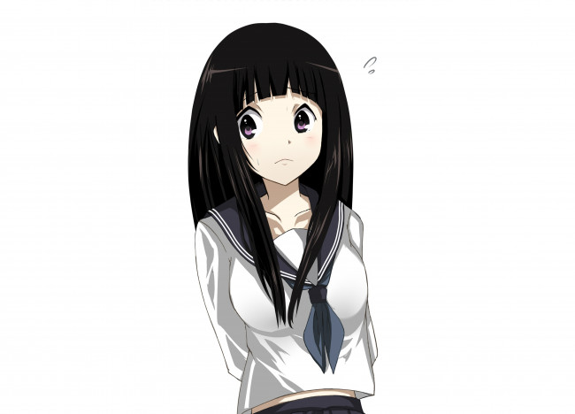 Обои картинки фото аниме, hyouka, chitanda, eru