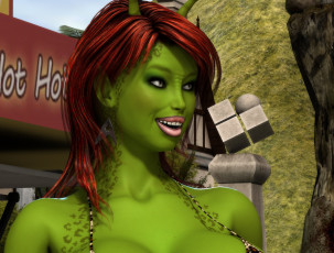 Картинка 3д+графика существа+ creatures халк взгляд фон