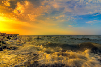 Картинка природа восходы закаты простор