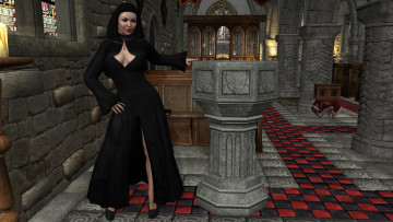 Картинка 3д+графика люди+ people девушка взгляд фон