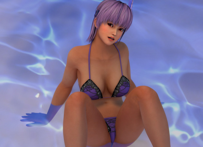 Обои картинки фото 3д графика, люди , people, девушка, взгляд, фон