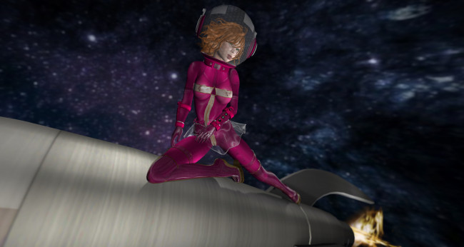 Обои картинки фото 3д графика, фантазия , fantasy, девушка, фон, взгляд