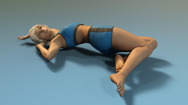 Обои картинки фото 3д графика, люди , people, девушка, взгляд, фон