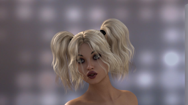 Обои картинки фото 3д графика, портрет , portraits, девушка, взгляд, фон