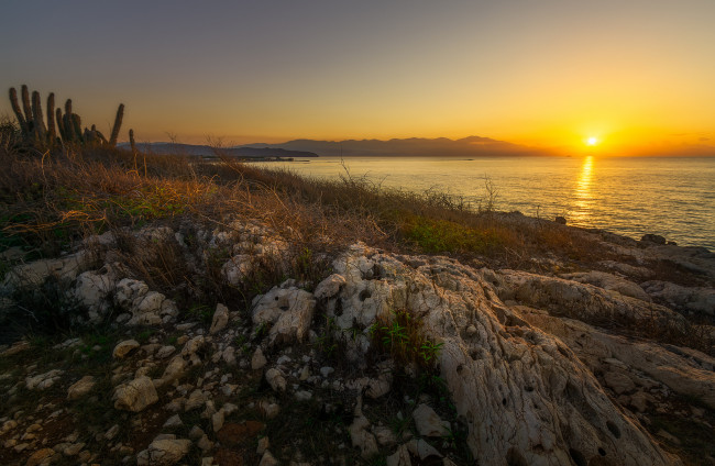 Обои картинки фото природа, восходы, закаты, простор