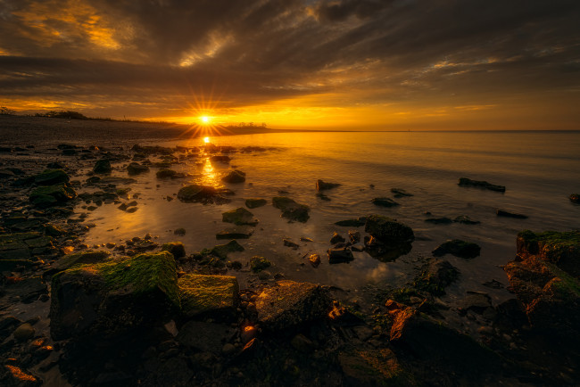 Обои картинки фото природа, восходы, закаты, простор