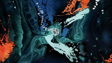 Картинка 3д+графика абстракция+ abstract темный ipad pro 2018 цвет абстракция