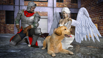 Картинка 3д+графика фантазия+ fantasy фон взгляд девушка