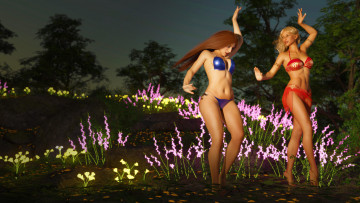 Картинка 3д+графика люди+ people фон взгляд девушки