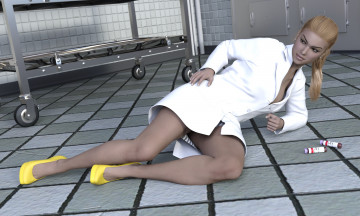 Картинка 3д+графика фантазия+ fantasy девушка фон взгляд