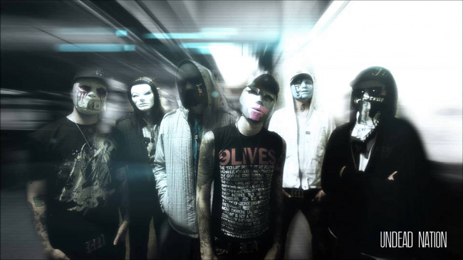 Обои картинки фото hollywood undead, музыка, группа