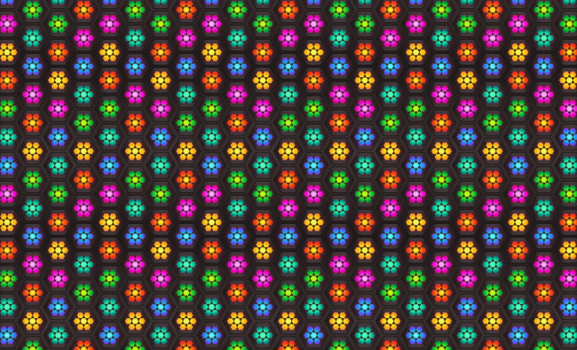 Обои картинки фото векторная графика, -графика , graphics, фон, цветы, соты, арт