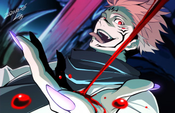 Картинка jujutsu+kaisen аниме парень