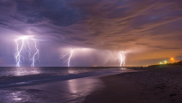 Картинка природа молния +гроза раскаты гром непогода гроза дождь ливень облака тучи чёрные проливной вспышки свет стихия ночь