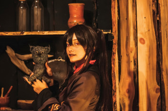 Картинка девушки -+креатив +косплей образ костюм полки