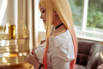 Картинка девушки анастасия+лоза образ костюм блузка