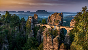 Картинка bastei+bridge saxon+switzerland города -+мосты bastei bridge saxon switzerland