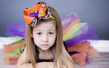 Картинка разное дети девочка лицо бант