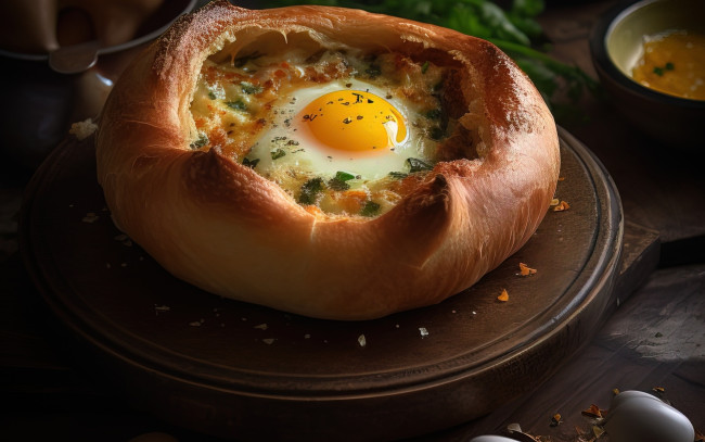 Обои картинки фото еда, яичные блюда, глазунья