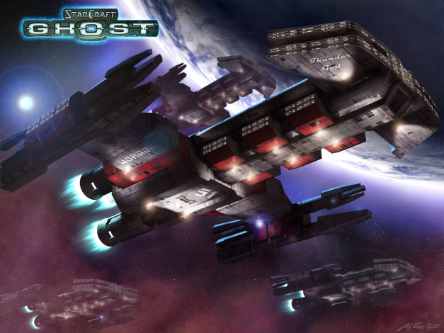 Обои картинки фото видео, игры, starcraft, ghost