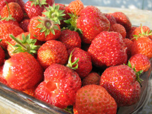 Картинка еда клубника земляника