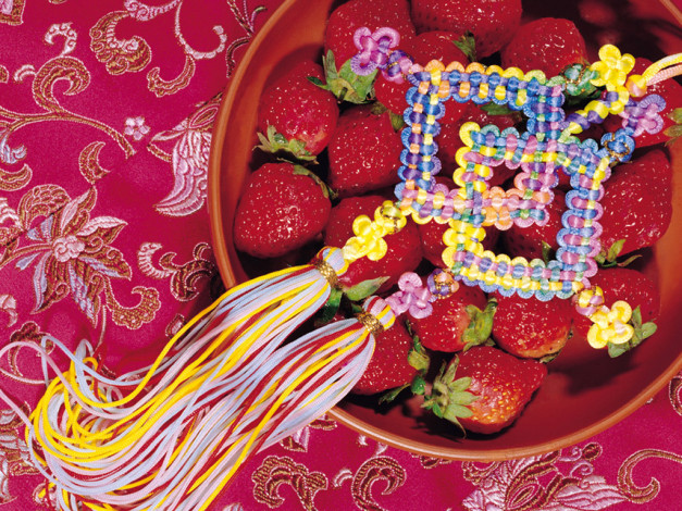 Обои картинки фото еда, клубника, земляника