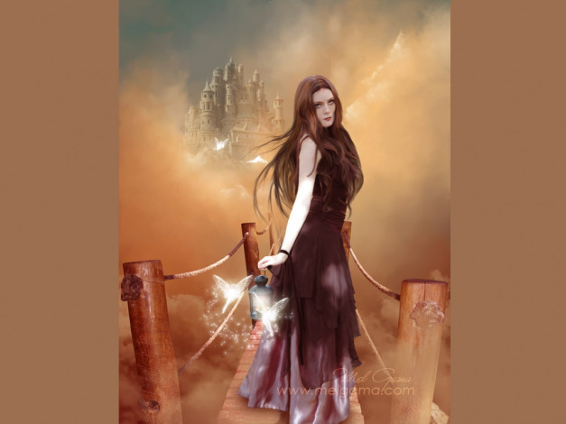 Обои картинки фото фэнтези, девушки