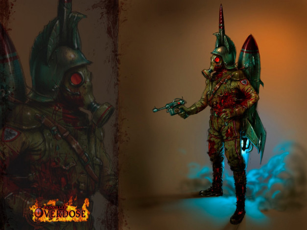 Обои картинки фото painkiller, overdose, видео, игры