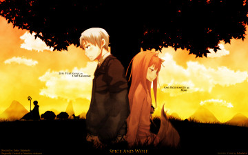 Картинка аниме spice and wolf