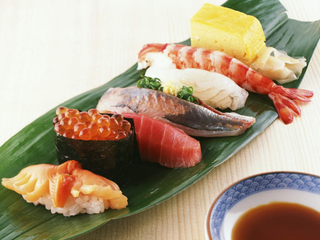 Обои картинки фото еда, рыба, морепродукты, суши, роллы