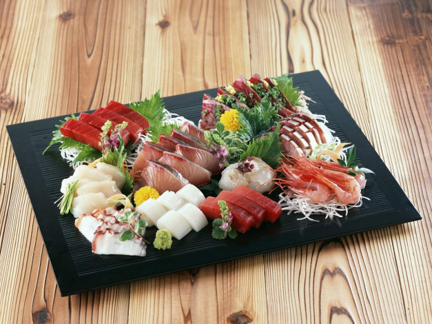 Обои картинки фото еда, рыба, морепродукты, суши, роллы