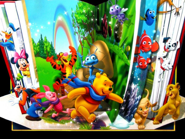 Обои картинки фото мультфильмы, winnie, the, pooh
