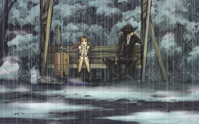 Обои картинки фото аниме, gun, sword