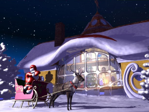 Картинка праздничные 3д графика новый год