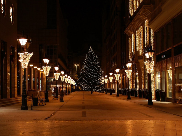 Обои картинки фото праздничные, новогодние, пейзажи