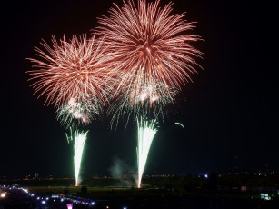 Картинка разное салюты фейерверки