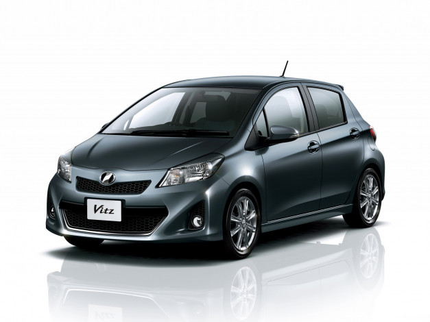 Обои картинки фото автомобили, toyota, vitz