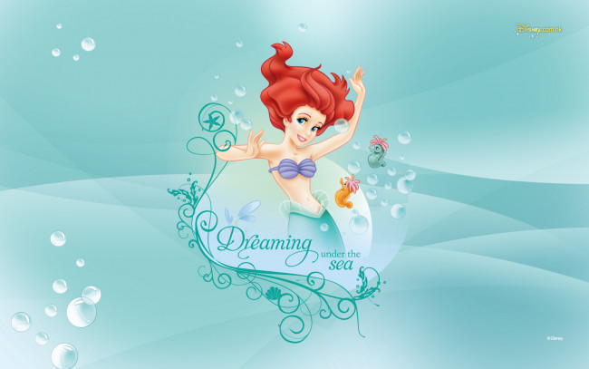 Обои картинки фото мультфильмы, the, little, mermaid